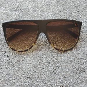 Dollger Oversized Flat Top Sunglasses